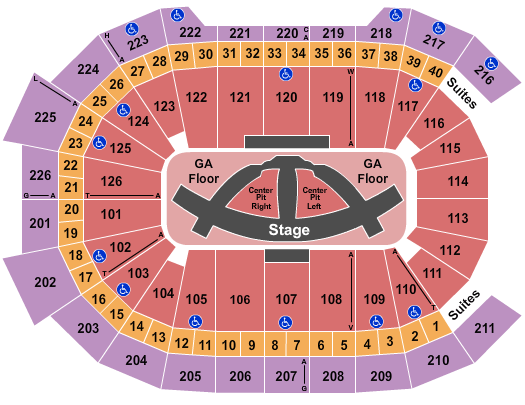 Giant Center Carrie Underwood Seating Chart