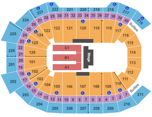 Giant Center Celtic Woman Seating Chart