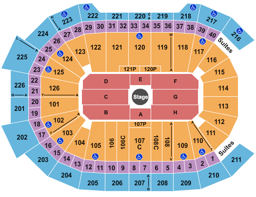 Giant Center CenterStage Seating Chart
