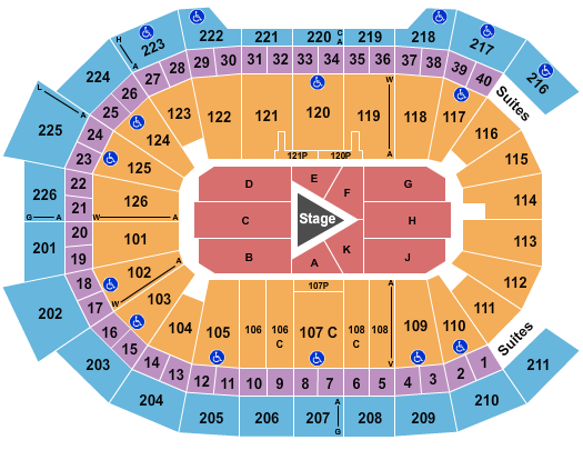 Giant Center Center Stage 2 Seating Chart
