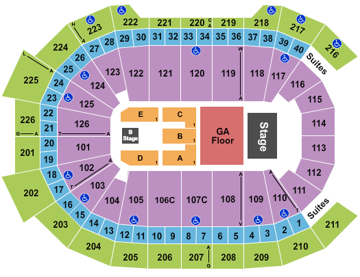 Giant Center Keith Urban Seating Chart