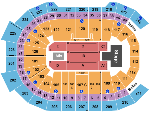 Giant Center Matt Rife Seating Chart