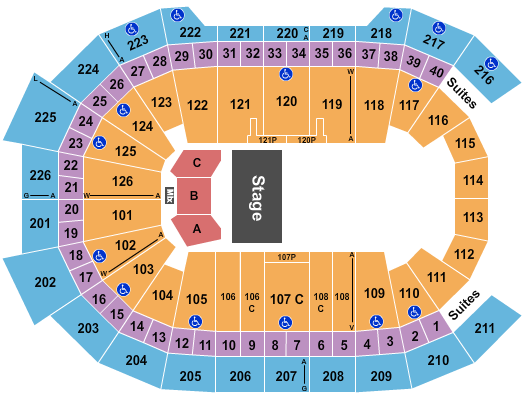 Giant Center Paw Patrol Live Seating Chart