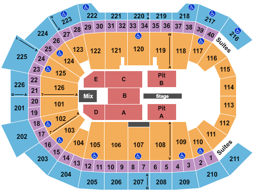 Giant Center Post Malone Seating Chart