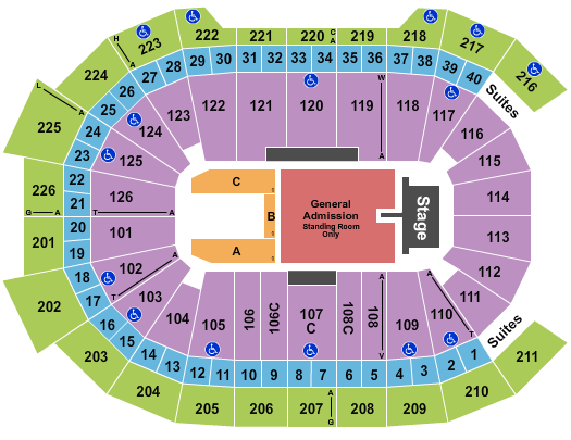 Giant Center Shinedown Seating Chart