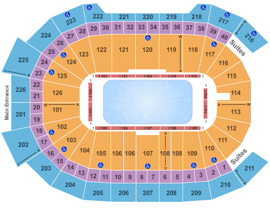 Giant Center Stars On Ice Seating Chart