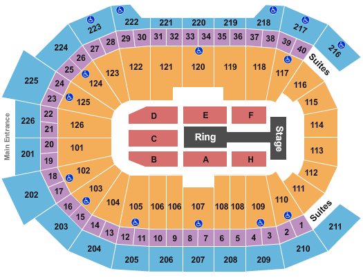 Giant Center Concert Seating Chart