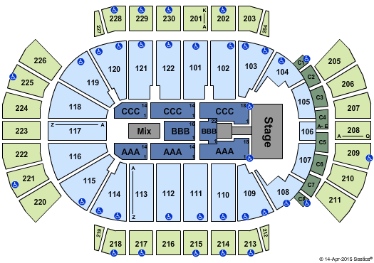 Desert Diamond Arena Aerosmith Seating Chart