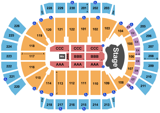 Desert Diamond Arena Elton John Seating Chart