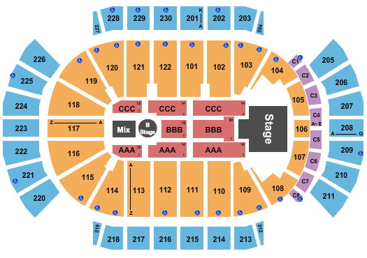 Desert Diamond Arena Shawn Mendes Seating Chart