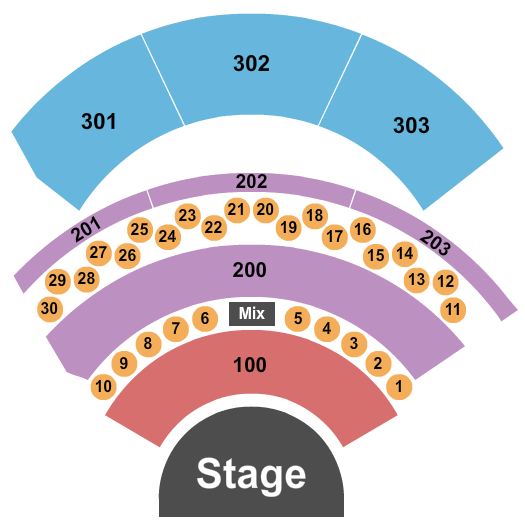 Gila River Hotels & Casinos - Wild Horse Pass Endstage 100/200 Seating Chart