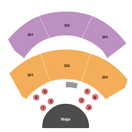 Gila River Hotels & Casinos - Wild Horse Pass Reserved & Tables 2 Seating Chart