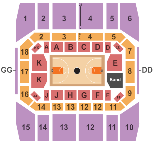 Gill Coliseum Basketball Seating Chart