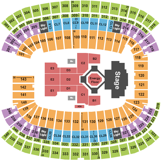 Gillette Stadium Kendrick Lamar Seating Chart