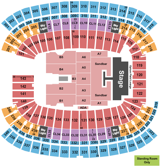 Gillette Stadium Kenny Chesney 2024 Seating Chart Cheapo Ticketing