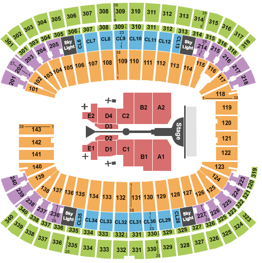 Gillette Stadium The Weeknd Seating Chart
