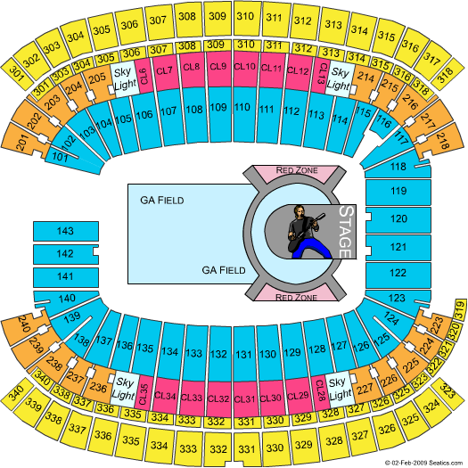 Gillette Stadium U2 Seating Chart