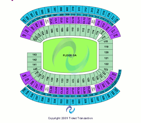Gillette Stadium General Seating Chart