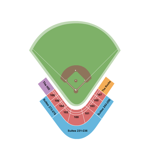 Glacier Bank Park Baseball Seating Chart