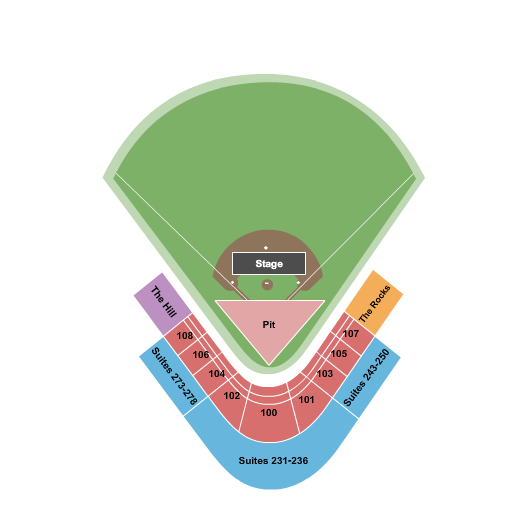 Glacier Bank Park Concert Seating Chart
