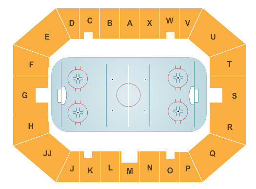 Cool Insuring Arena Hockey Seating Chart