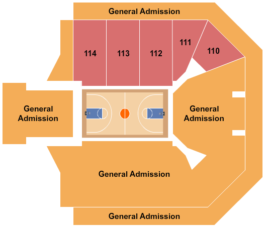 Global Credit Union Arena At Grand Canyon University HBCU All Star Game Seating Chart