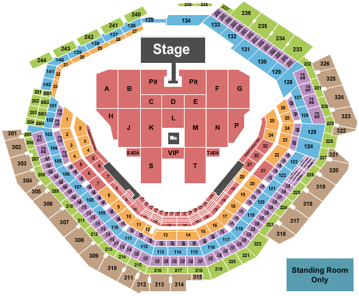 Globe Life Field Cody Johnson Seating Chart