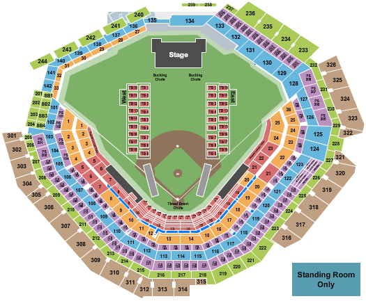 Globe Life Field Rodeo Seating Chart