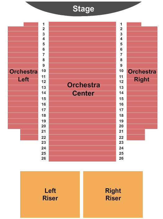 Gold Country Casino Seating Chart