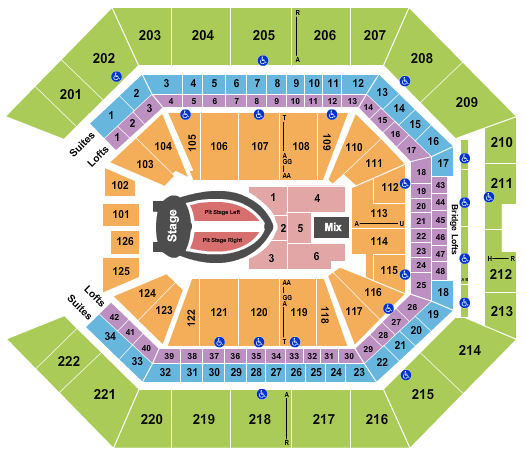 Golden 1 Center Ariana Grande Seating Chart