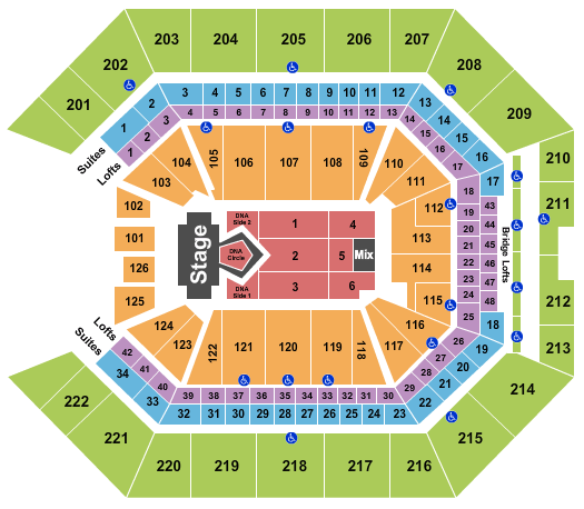 Golden 1 Center Backstreet Boys Seating Chart