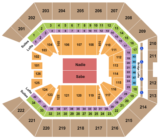 Golden 1 Center Bad Bunny Seating Chart