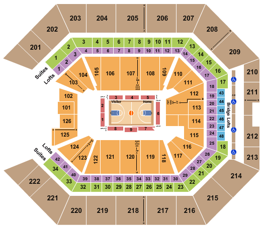 Sacramento Kings vs Chicago Bulls seating chart at Golden 1 Center in Sacramento, California