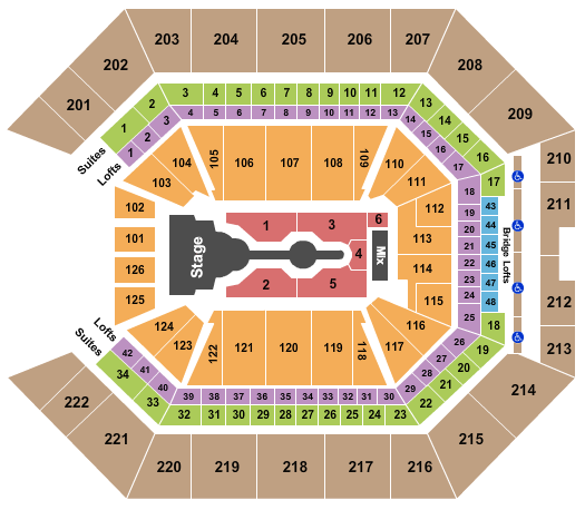 Golden 1 Center Cardi B Seating Chart