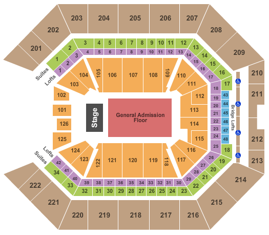 golden-1-center-seating-chart-maps-sacramento