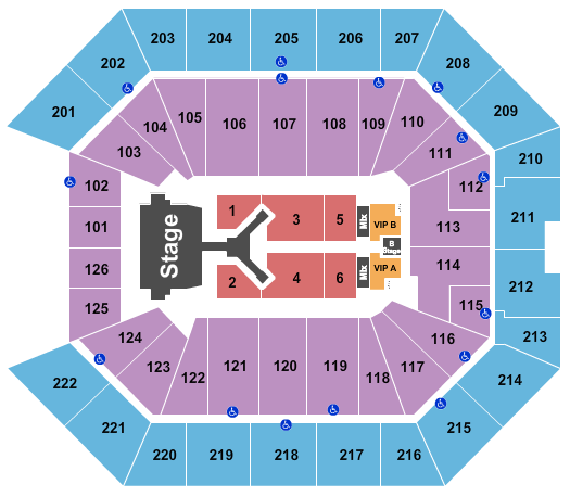 Golden 1 Center Jonas Brothers 2023 Seating Chart