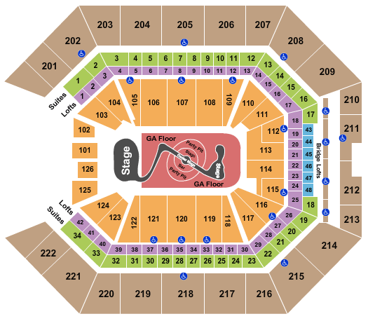 Golden 1 Center Justin Timberlake Seating Chart