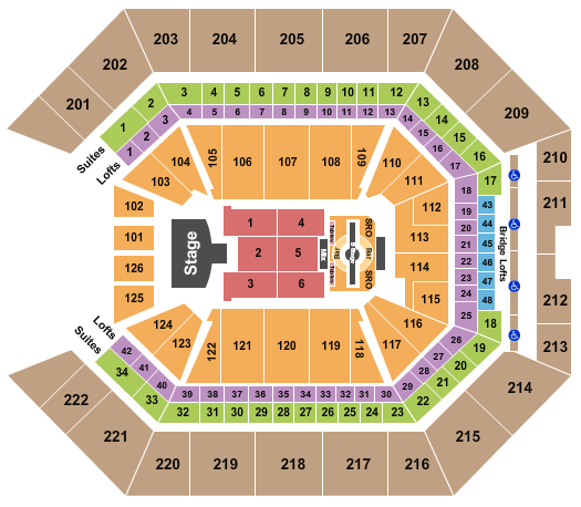 Golden 1 Center Justin Timberlake Seating Chart