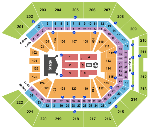 Golden 1 Center Seating Chart - Sacramento