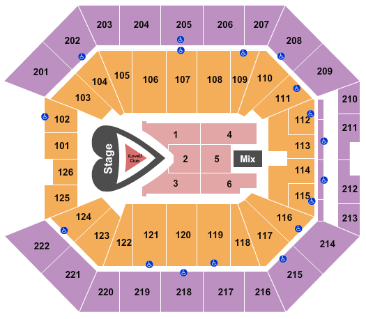 seating chart for Golden 1 Center - Karol G - eventticketscenter.com