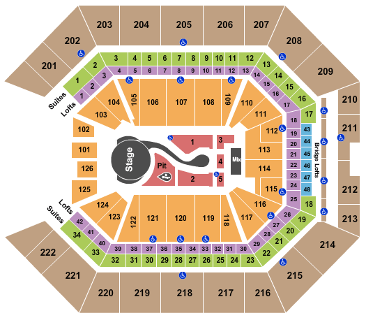 Golden 1 Center Katy Perry Seating Chart
