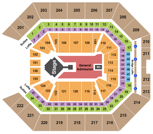 Golden 1 Center Keshi Seating Chart