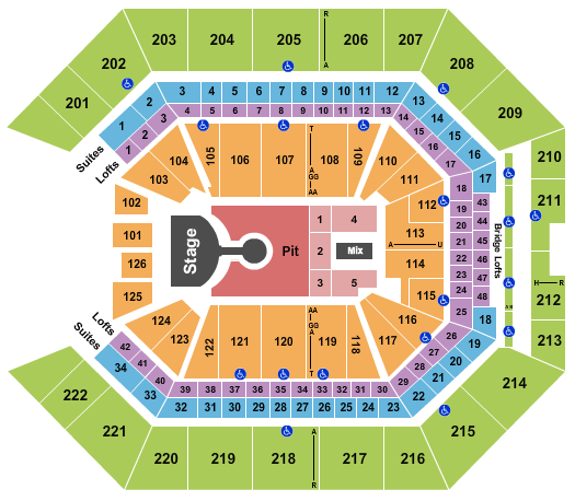 Golden 1 Center Lizzo Seating Chart