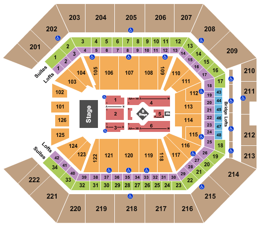 Golden 1 Center Lorde Seating Chart