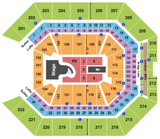 Golden 1 Center Megan Moroney Seating Chart