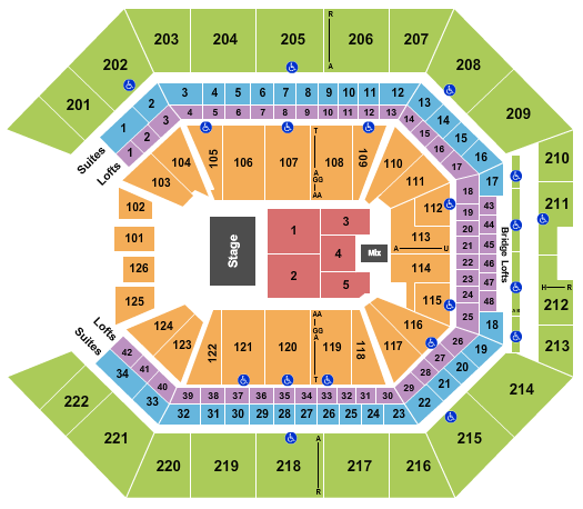 Golden 1 Center Palomazo Norteno Seating Chart