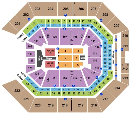 Golden 1 Center Post Malone Seating Chart