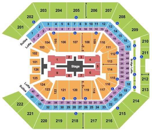 Golden 1 Center Roger Waters Seating Chart