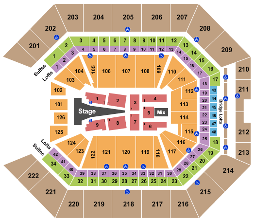 Golden 1 Center Sam Smith Seating Chart