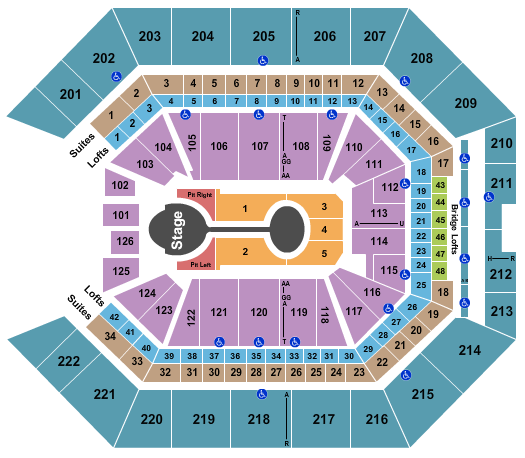 Golden 1 Center Shawn Mendes 2 Seating Chart